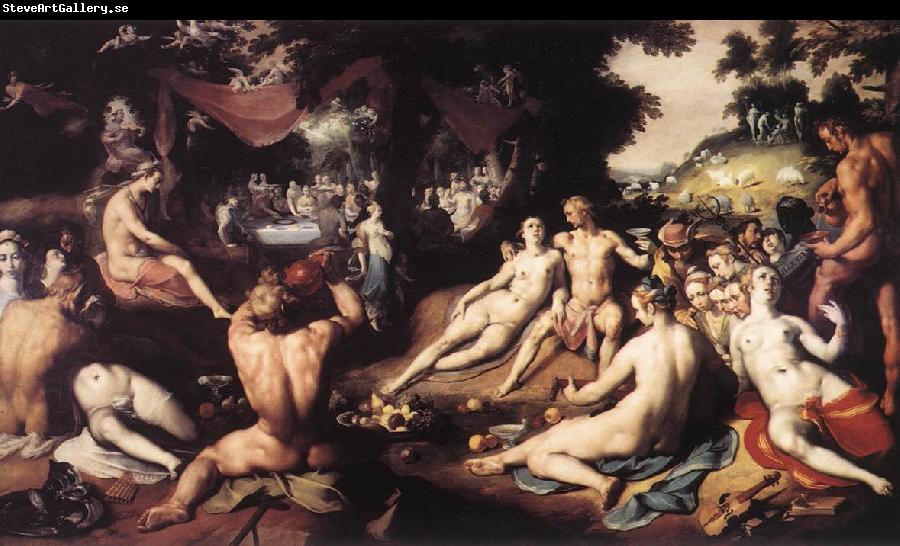 CORNELIS VAN HAARLEM The Wedding of Peleus and Thetis df